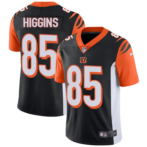 Bengals #85 Tee Higgins Black Team Color Men's Stitched Vapor Untouchable Limited Jersey