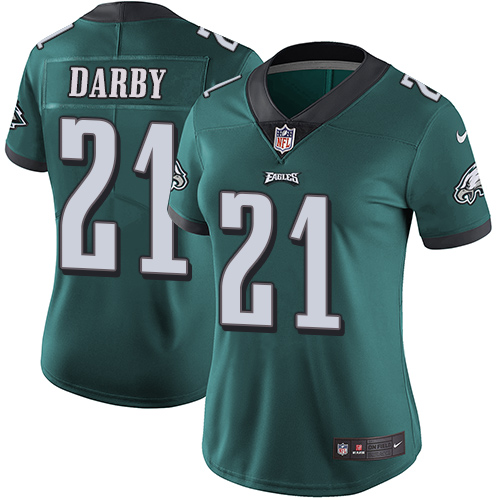 Philadelphia Eagles #21 Ronald Darby Midnight Green Team Color Women's Stitched Vapor Untouchable Limited Jersey Womens