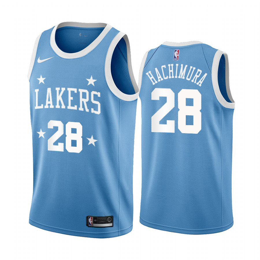 Lakers #28 Rui Hachimura Blue Minneapolis All-Star Classic Jersey