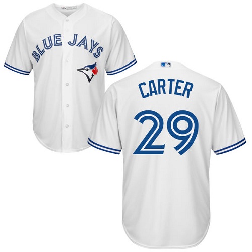 Toronto Blue Jays #29 Joe Carter White Cool Base Stitched Youth Jersey Youth