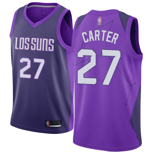 Phoenix Suns #27 Jevon Carter Purple Womens Swingman City Edition Jersey Womens