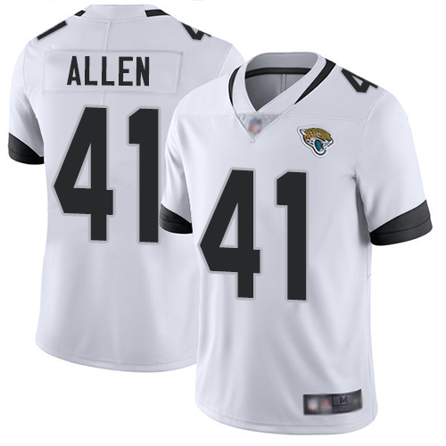 Jaguars #41 Josh Allen White Youth Stitched Vapor Untouchable Limited Jersey