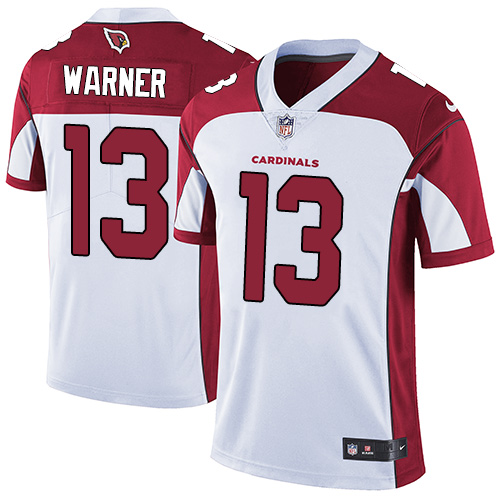 Arizona Cardinals #13 Kurt Warner White Youth Stitched Vapor Untouchable Limited Jersey Youth