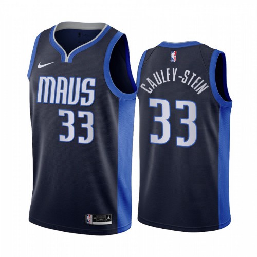 Dallas Dallas Mavericks #33 Willie Cauley-Stein Navy Youth Swingman 2020-21 Earned Edition Jersey Youth