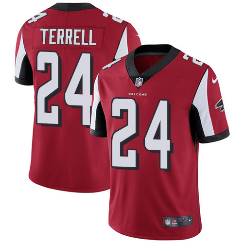 Atlanta Falcons #24 A.J. Terrell Red Team Color Youth Stitched Vapor Untouchable Limited Jersey Youth