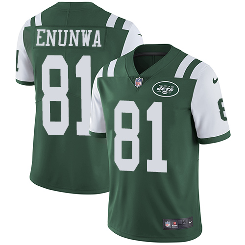 New York Jets #81 Quincy Enunwa Green Team Color Youth Stitched Vapor Untouchable Limited Jersey Youth