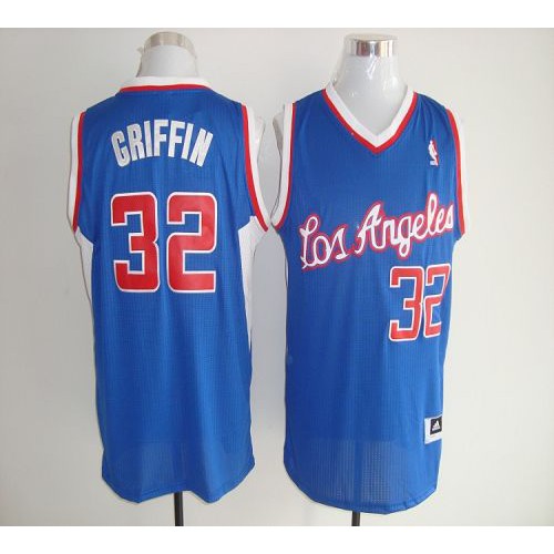 Los Angeles Clippers #32 Blake Griffin Blue Revolution 30 Stitched Jersey Mens