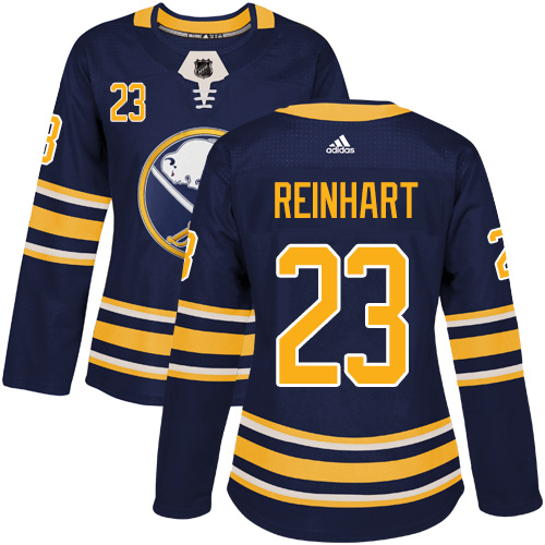 Adidas Buffalo Sabres #23 Sam Reinhart Navy Blue Home Authentic Women's Stitched Jersey Womens