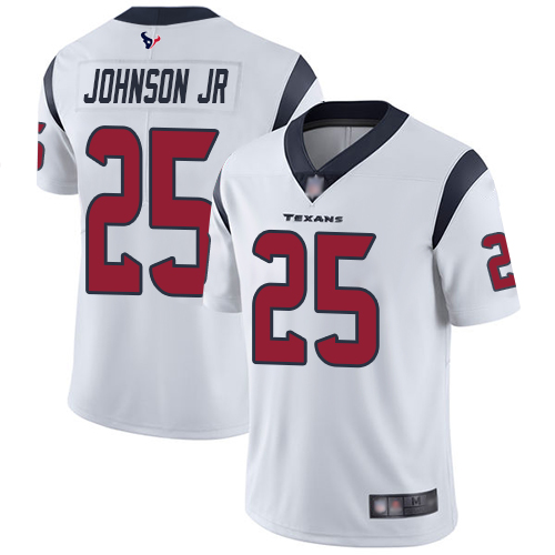 Houston Texans #25 Duke Johnson Jr White Youth Stitched Vapor Untouchable Limited Jersey Youth