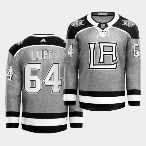 Adidas Los Angeles Kings #64 Matt Luff 2021 City Concept Stitched Jersey - Black Men's