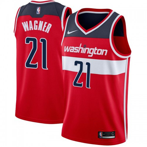 Washington Wizards #21 Moritz Wagner Red Womens Swingman Icon Edition Jersey Womens