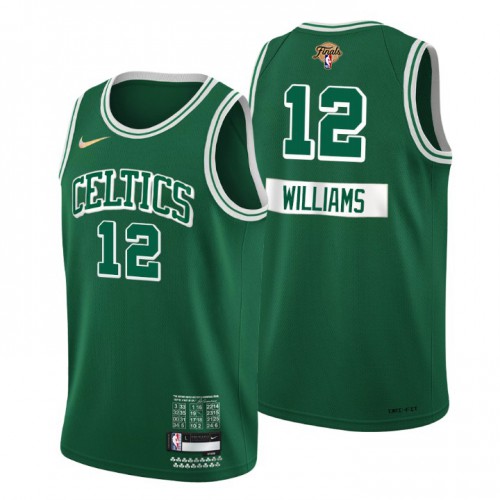 Boston Boston Celtics #12 Grant Williams Mens Green 2022 Finals Swingman City Edition Jersey Mens