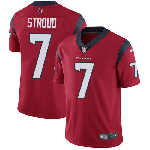 Texans #7 C.J. Stroud Red Alternate Youth Stitched Vapor Untouchable Limited Jersey