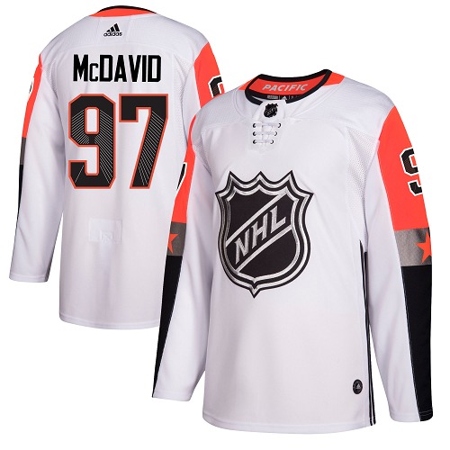 Adidas Edmonton Oilers #97 Connor McDavid White 2018 All-Star Pacific Division Authentic Stitched Youth Jersey Youth