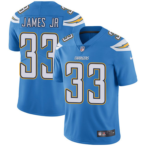 Chargers #33 Derwin James Jr Electric Blue Alternate Men's Stitched Vapor Untouchable Limited Jersey