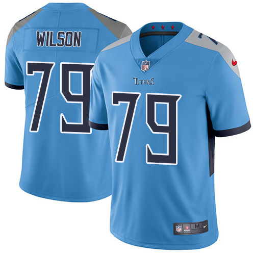 Tennessee Titans #79 Isaiah Wilson Light Blue Alternate Men's Stitched Vapor Untouchable Limited Jersey Men's