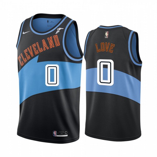 Cleveland Cavaliers #0 Kevin Love Black 2019-20 Classic Edition Stitched Jersey Mens