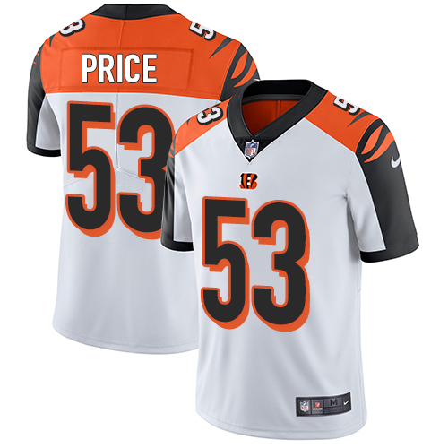 Cincinnati Bengals #53 Billy Price White Youth Stitched Vapor Untouchable Limited Jersey Youth