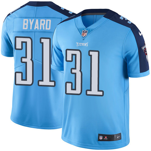 Tennessee Titans #31 Kevin Byard Light Blue Men's Stitched Limited Rush Jersey Men's