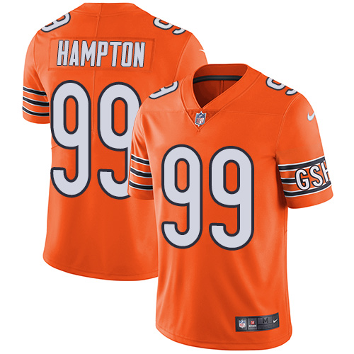 Chicago Bears #99 Dan Hampton Orange Men's Stitched Limited Rush Jersey Men's