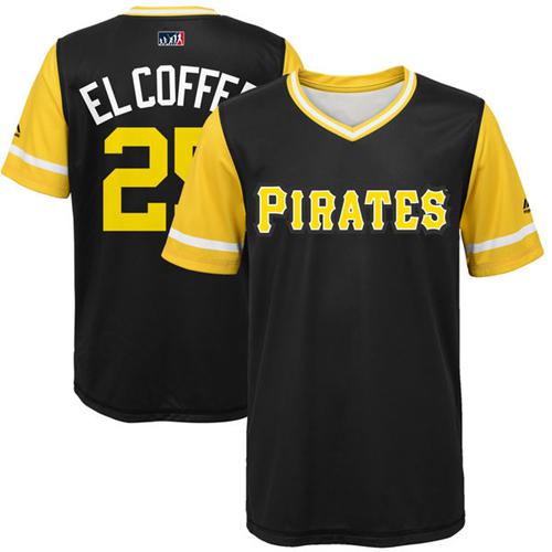 Pittsburgh Pirates #25 Gregory Polanco Black 
