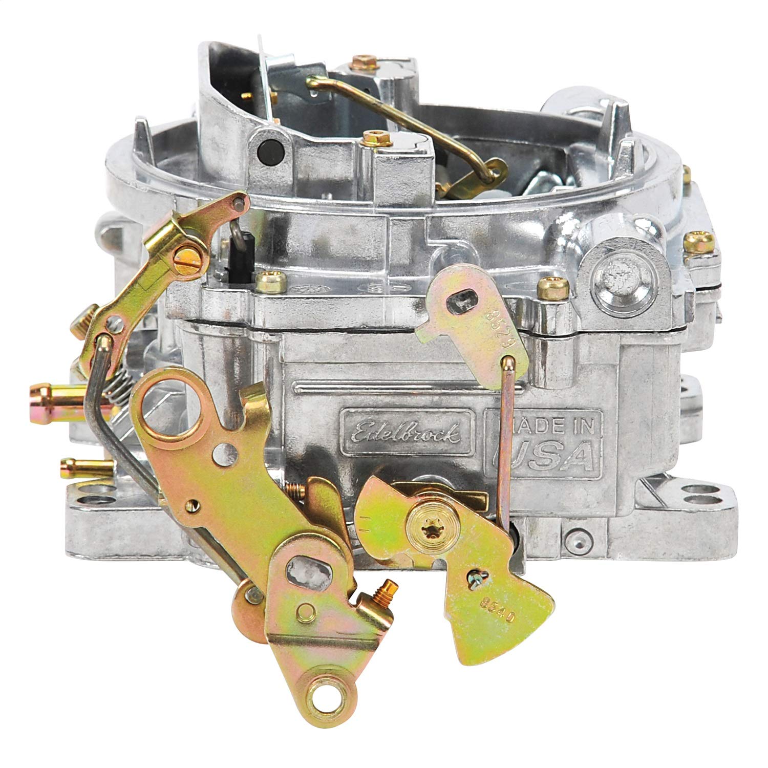 testEdelbrock 1405 Performer 600 CFM Square Bore 4-Barrel Air Valve Secondary Manual Choke New Carburetor