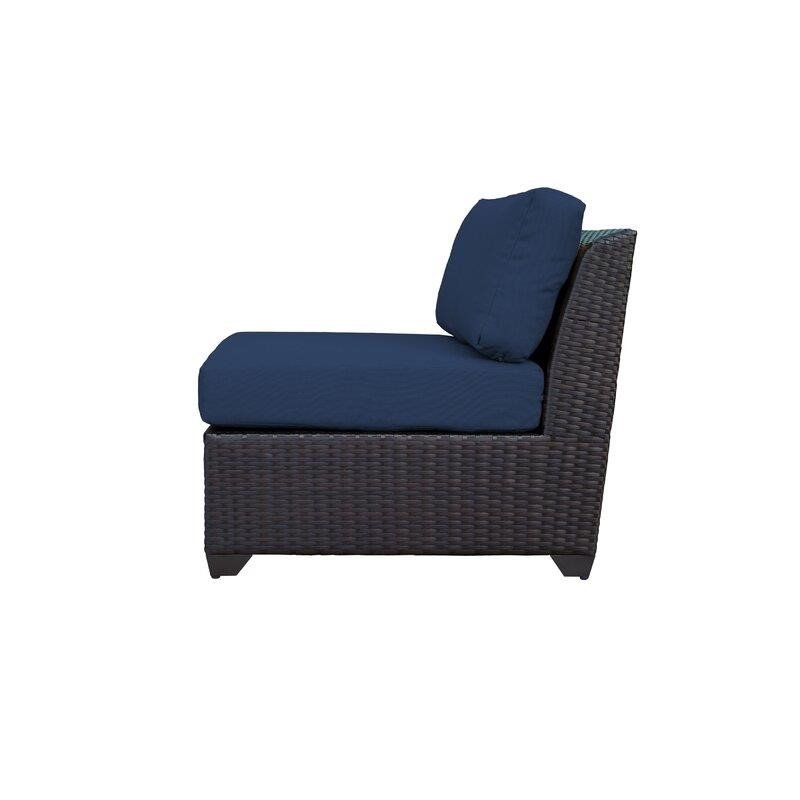 Tegan Wicker/Rattan 7 - Person Seating Group with Cushions - The Home Depot