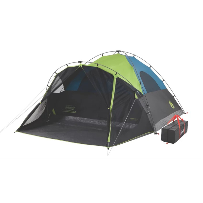 6-Person Dark Room Fast Pitch Dome Tent with Screen Room
