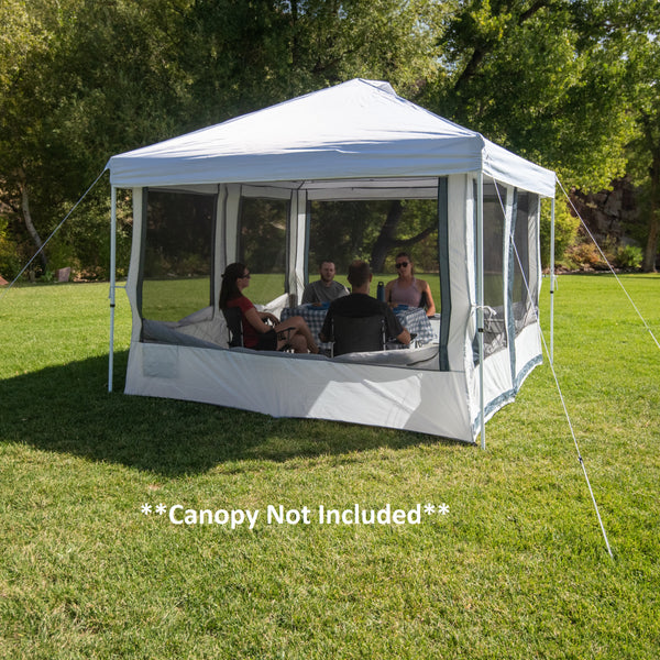7-Person 2-in-1 Screen House Connect Tent, with 2 Doors