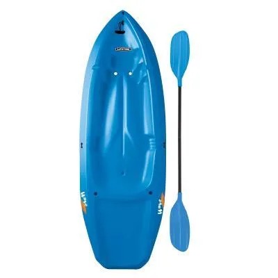 Wave 6' Youth Kayak with Paddle, Blue