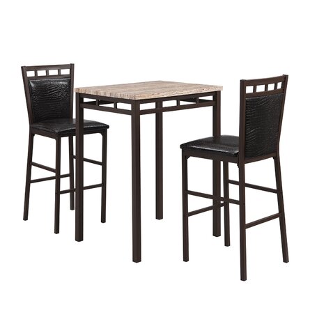 Gulledge 2 - Person Bar Height Dining Set