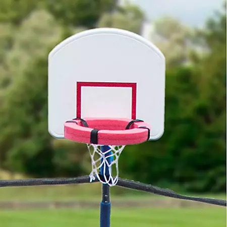 14' Trampoline with Safety Enclosure & Basketball System - Each