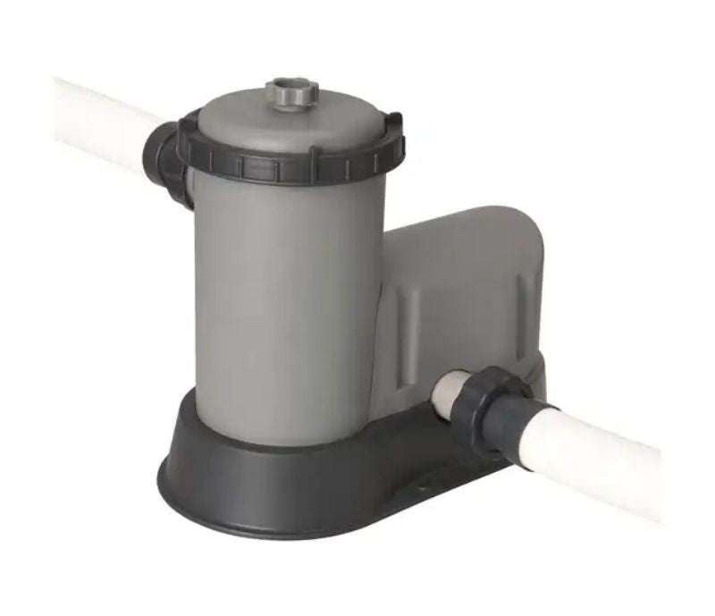 Swimming Pool- Power Steel 18ft x 9ft x 48in Above Ground Swimming Pool Set with Pump