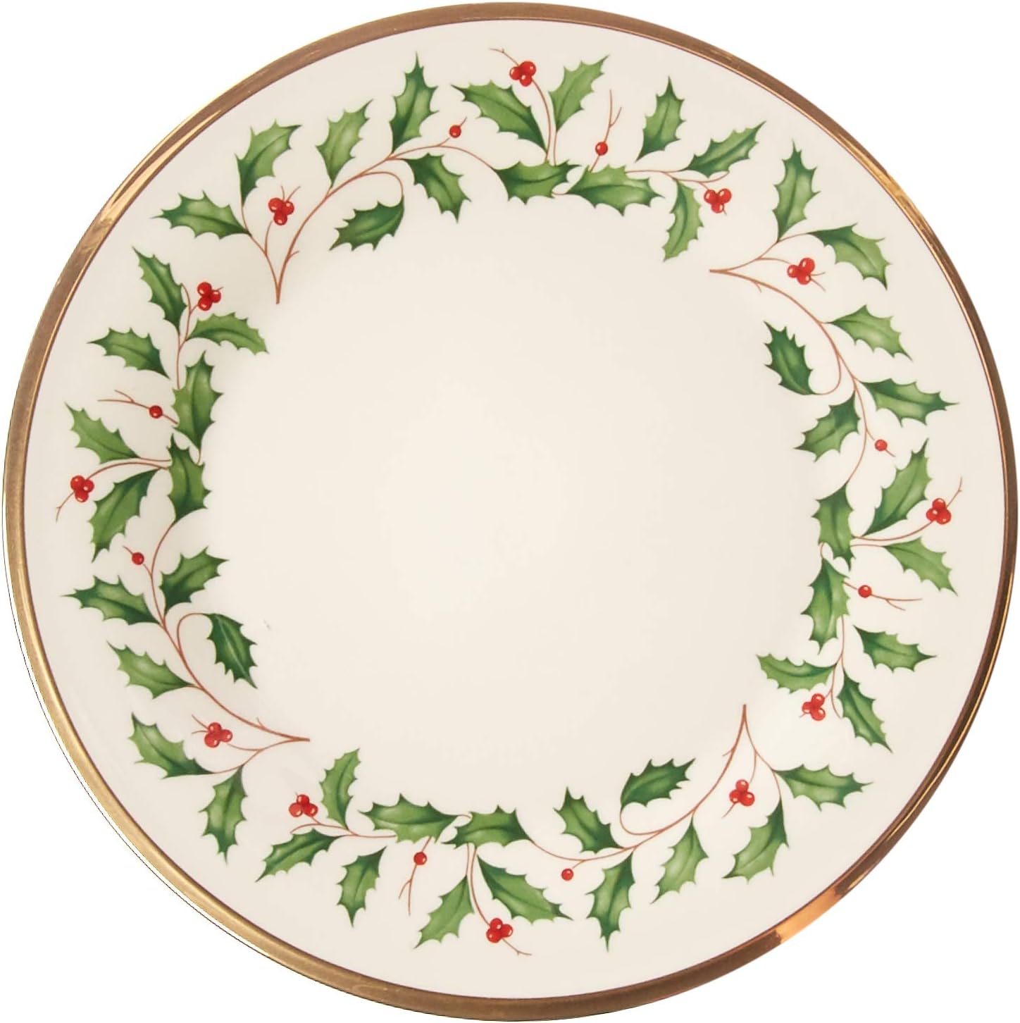 Lenox 6122048 Holiday 12-Piece-Plate-&-Mug Set, Christmas Dinnerware, Hosting