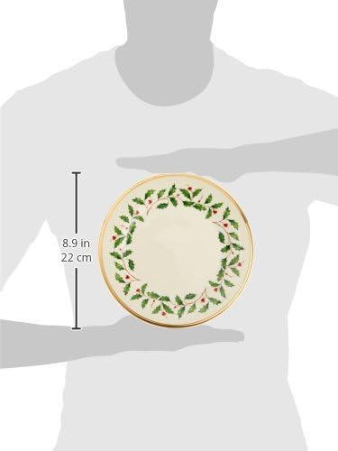 Lenox 6122048 Holiday 12-Piece-Plate-&-Mug Set, Christmas Dinnerware, Hosting