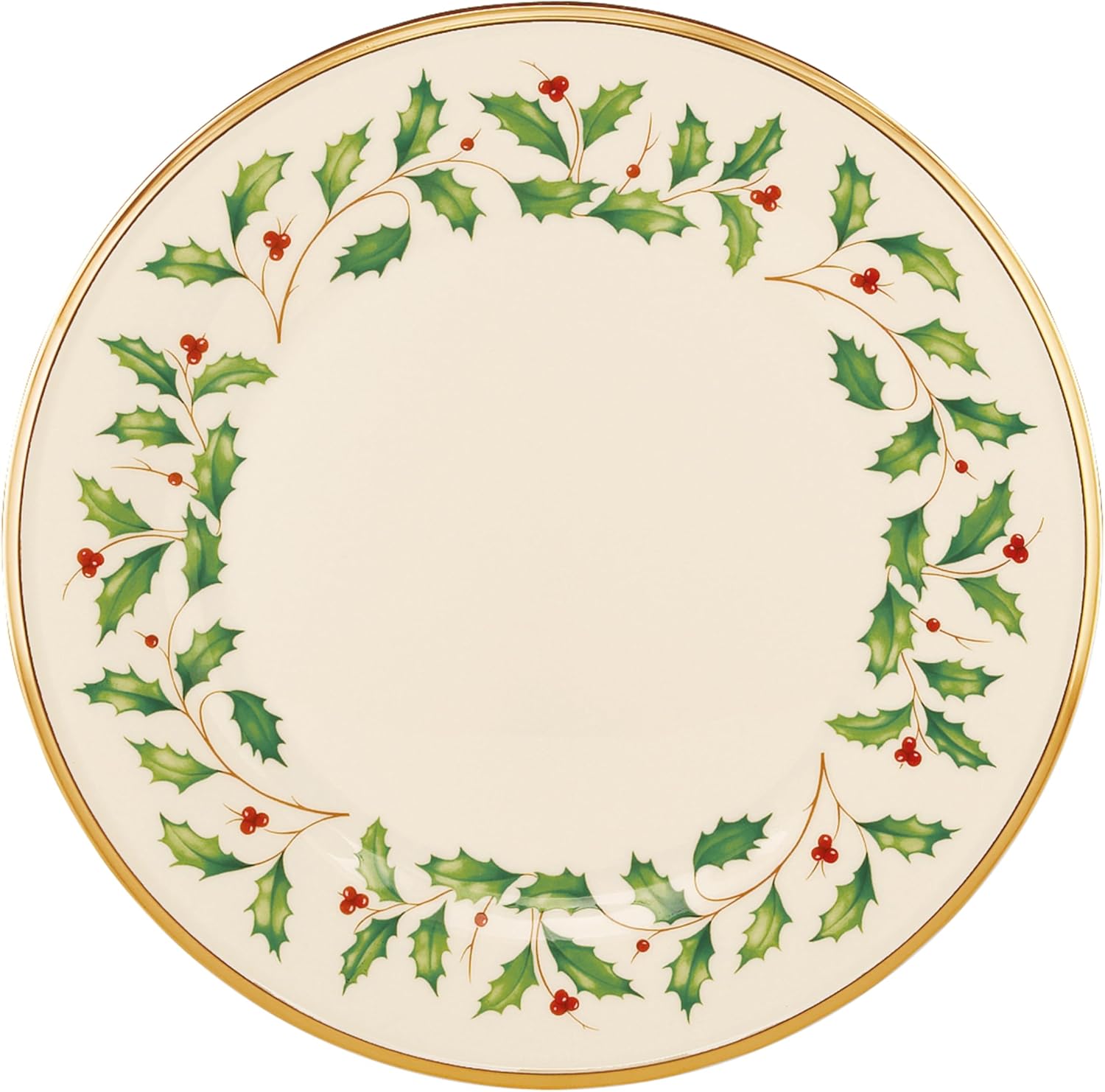 Lenox 6122048 Holiday 12-Piece-Plate-&-Mug Set, Christmas Dinnerware, Hosting