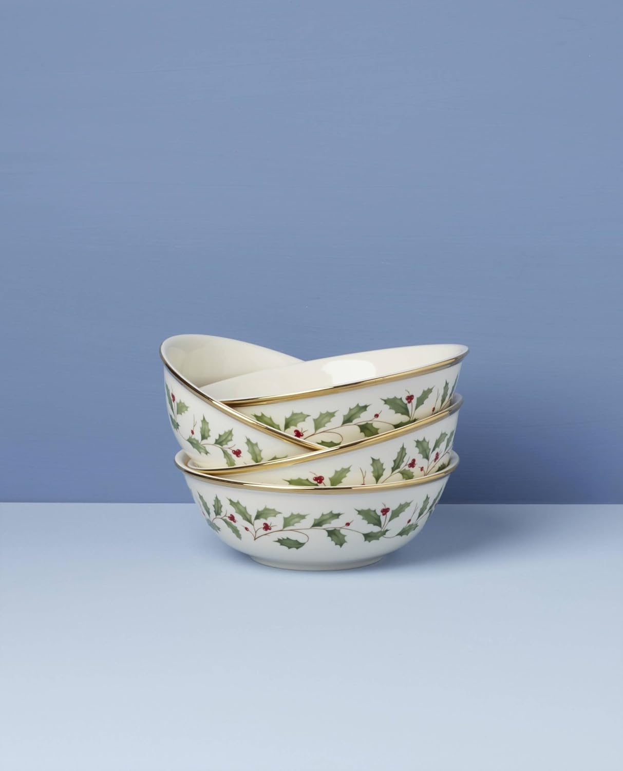 Lenox 6122048 Holiday 12-Piece-Plate-&-Mug Set, Christmas Dinnerware, Hosting