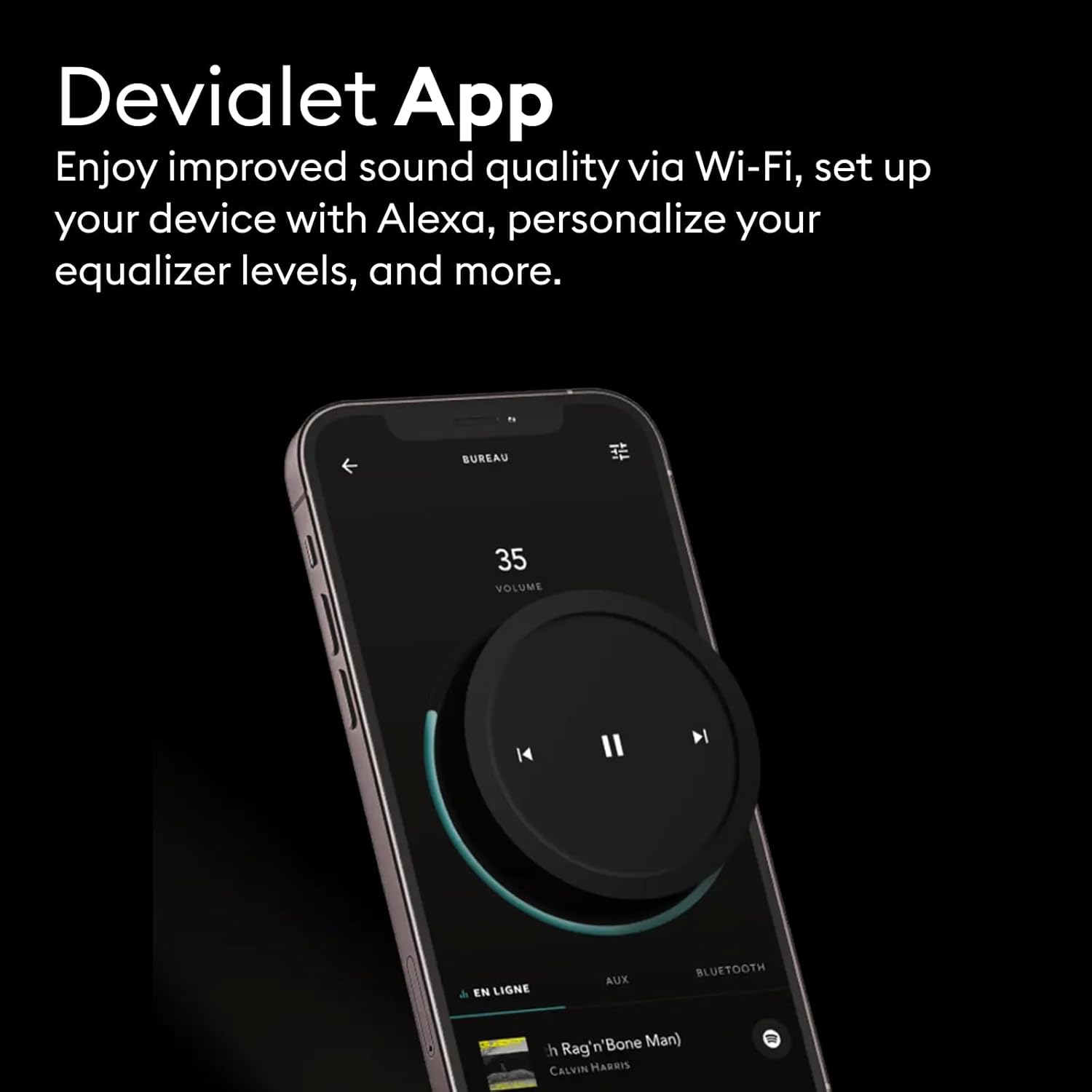 Devialet Gemini II True Wireless Earbuds - Iconic White - Audiophiles - Daily Music & Commute - Pristine Audio Fidelity Sound Clarity and Effective Noise Cancellation.
