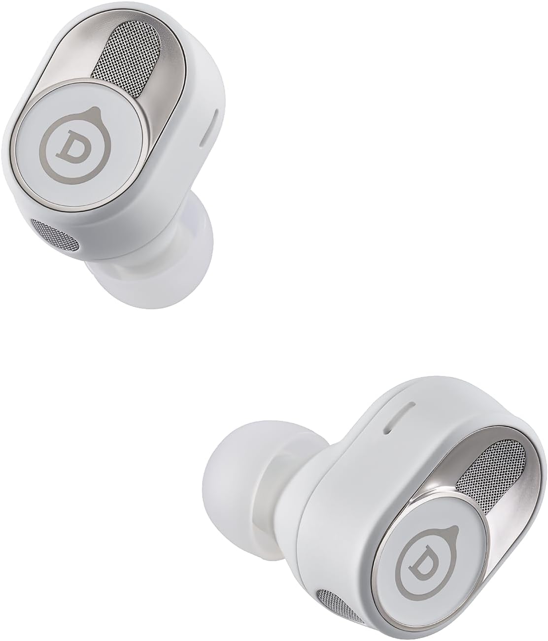 Devialet Gemini II True Wireless Earbuds - Iconic White - Audiophiles - Daily Music & Commute - Pristine Audio Fidelity Sound Clarity and Effective Noise Cancellation.