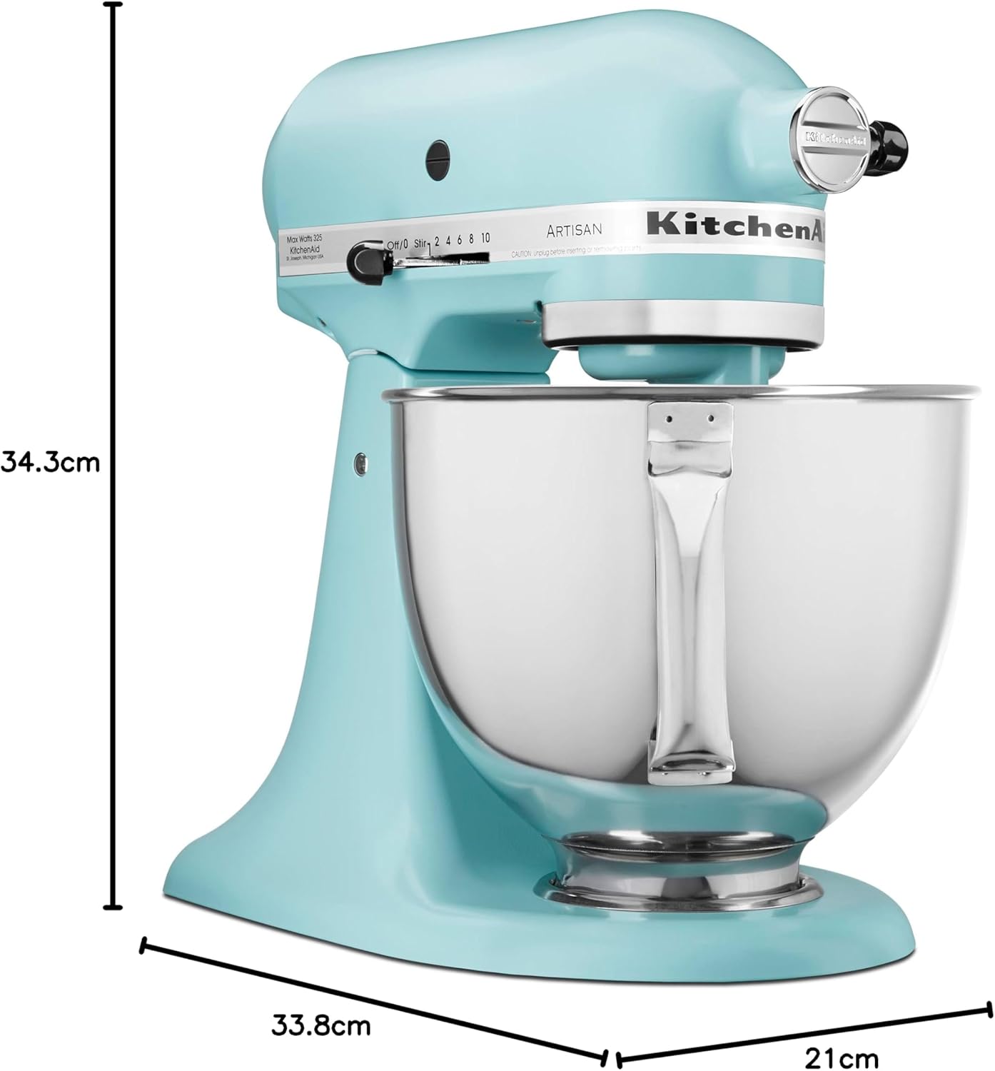 KitchenAid Artisan Series 5 Quart Tilt-Head Stand Mixer, KSM150PS, Cardamom