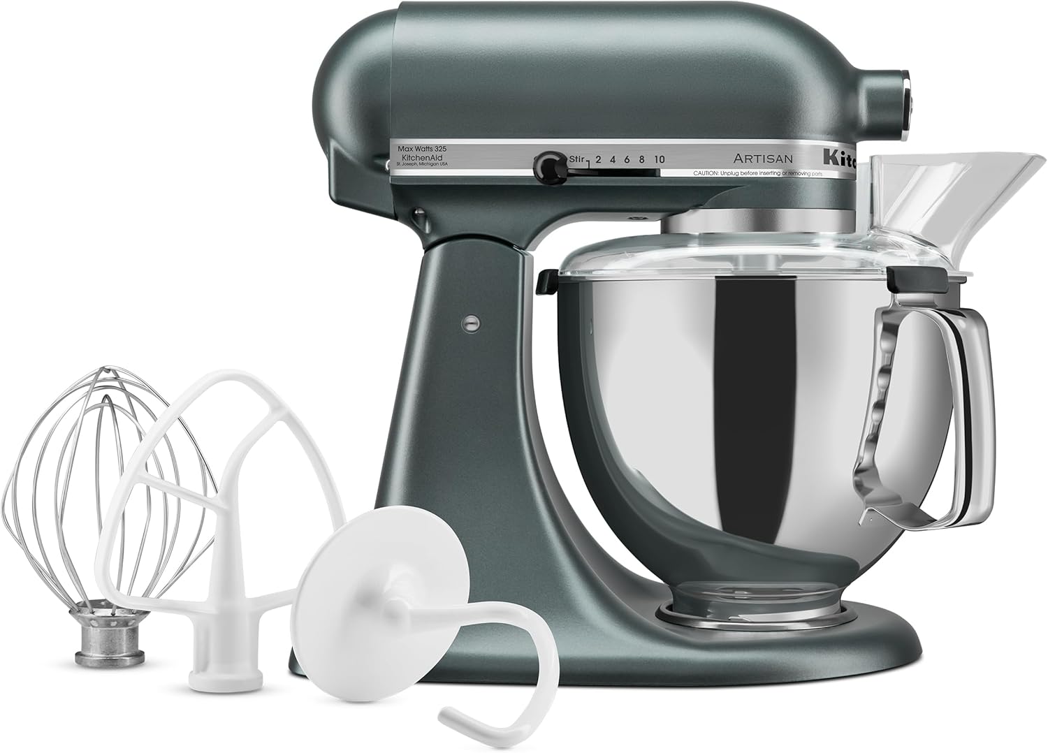 KitchenAid Artisan Series 5 Quart Tilt-Head Stand Mixer, KSM150PS, Cardamom