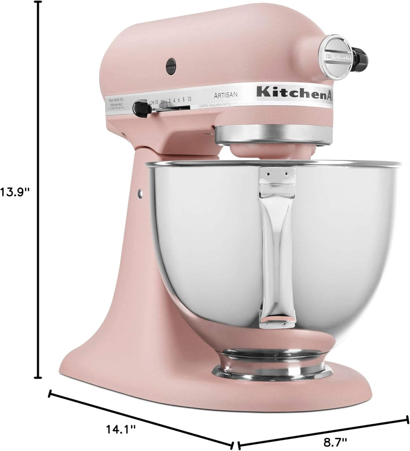 KitchenAid Artisan Series 5 Quart Tilt-Head Stand Mixer, KSM150PS, Cardamom