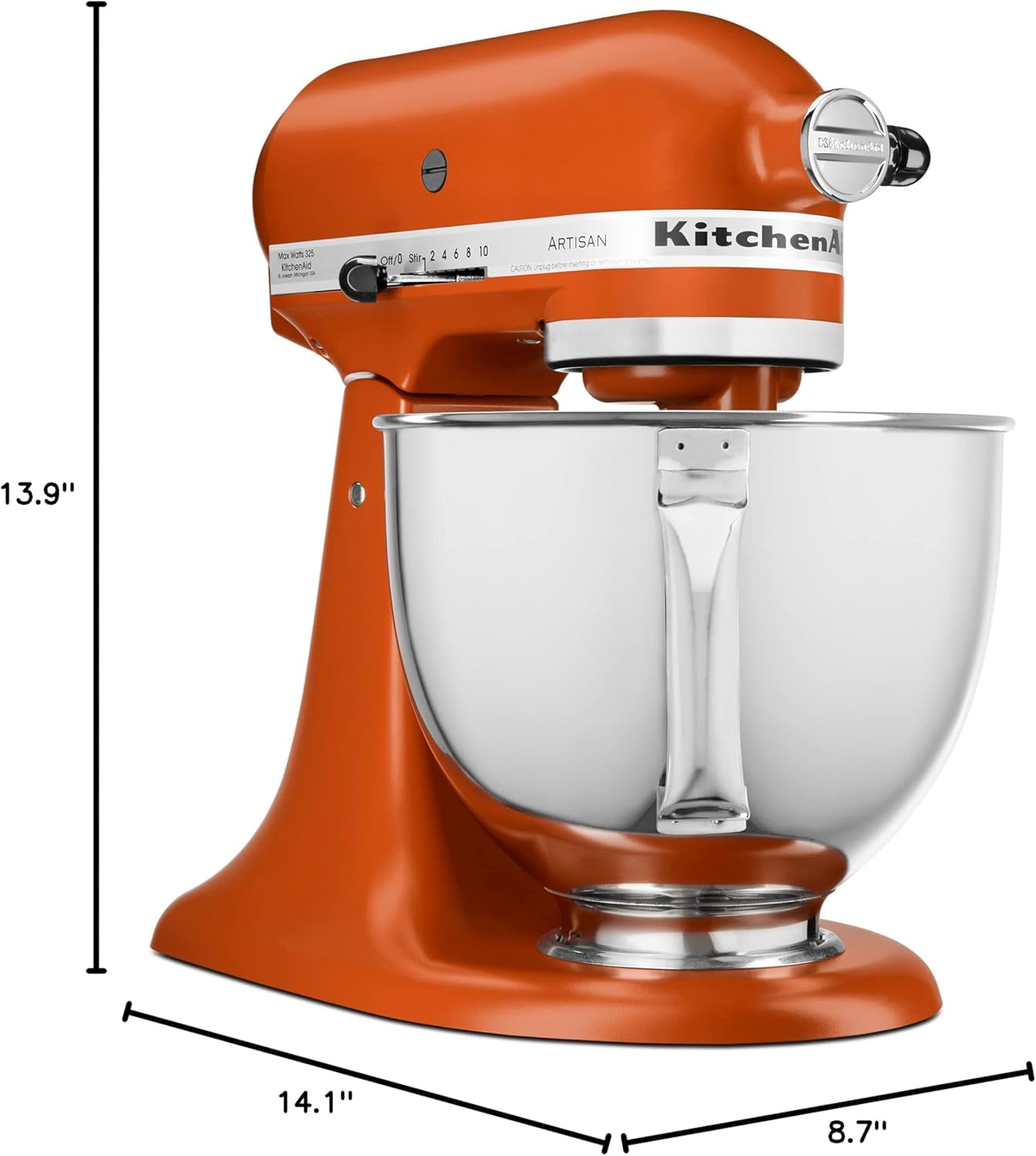 KitchenAid Artisan Series 5 Quart Tilt-Head Stand Mixer, KSM150PS, Cardamom