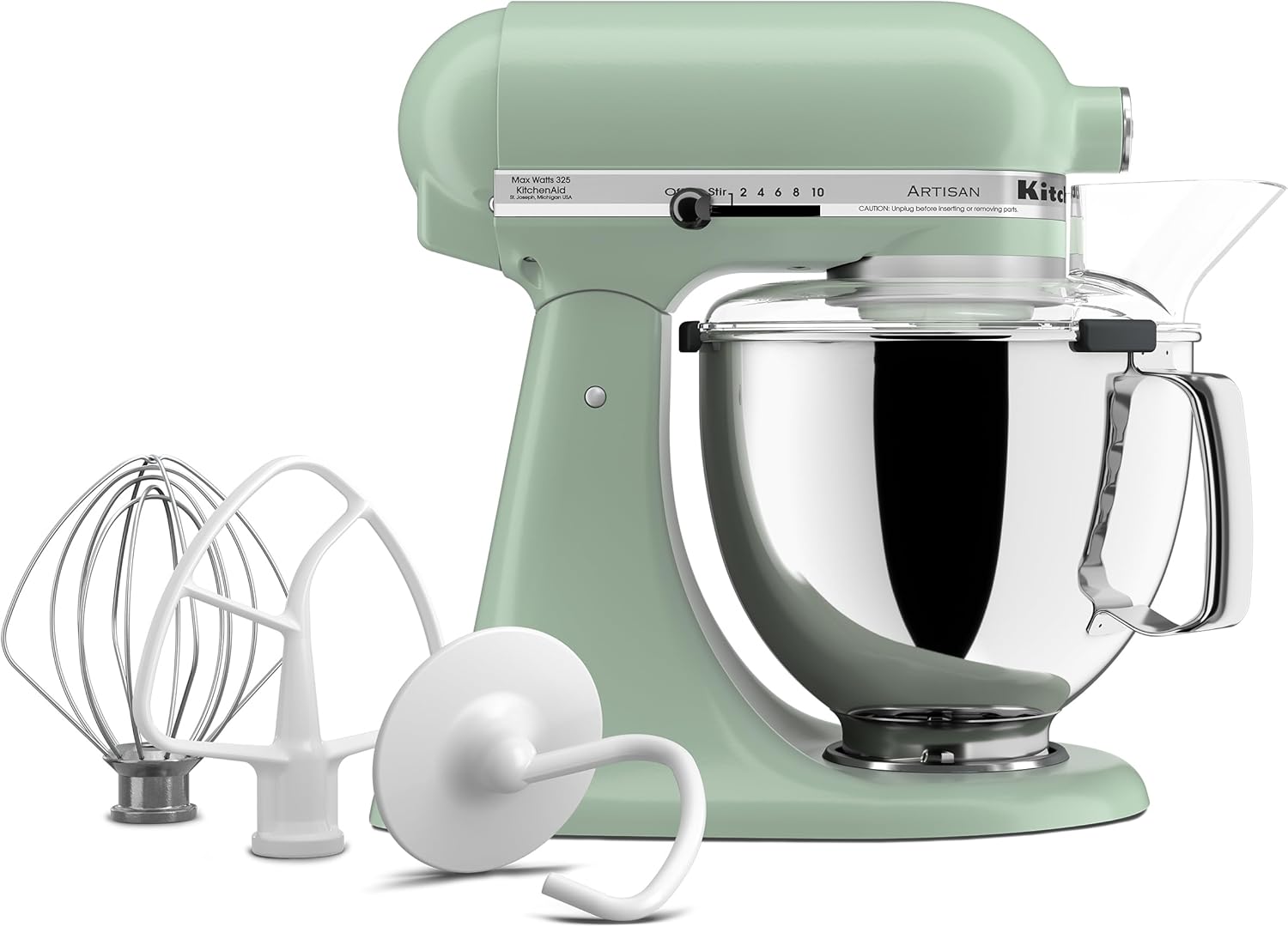 KitchenAid Artisan Series 5 Quart Tilt-Head Stand Mixer, KSM150PS, Cardamom