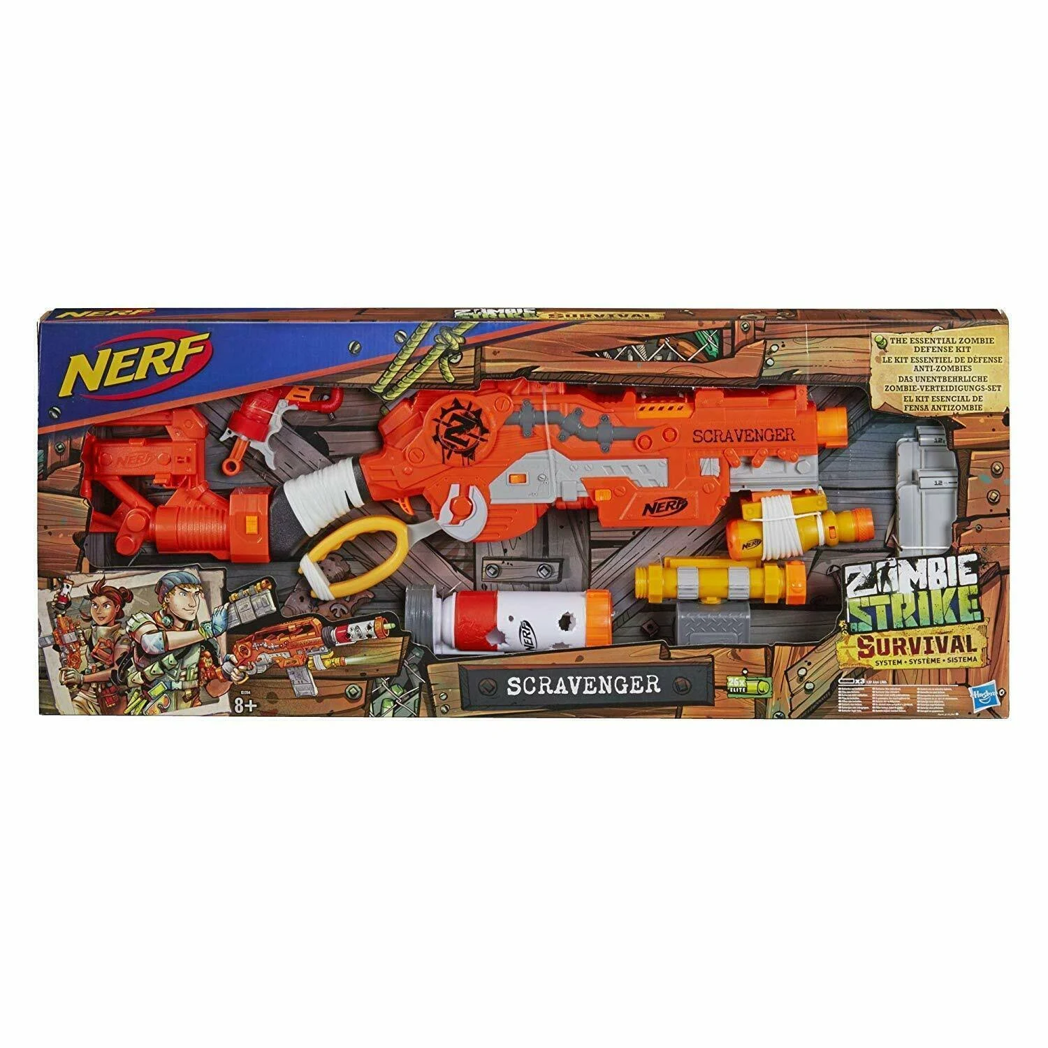 nerf scravenger zombie strike toy blaster