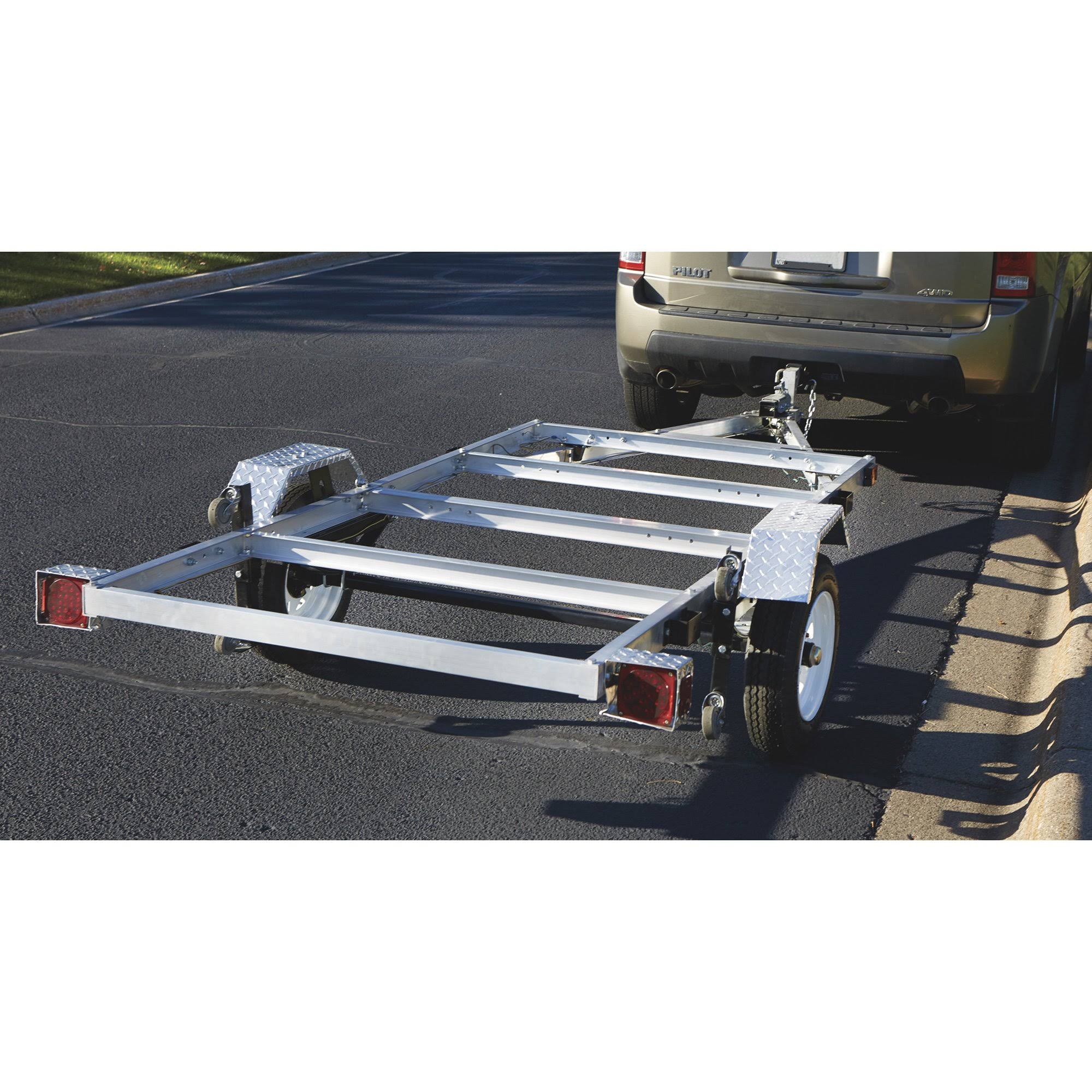 🔥UltraTow 4ft. x 8ft. Folding Aluminum Utility Trailer Kit1170Lb