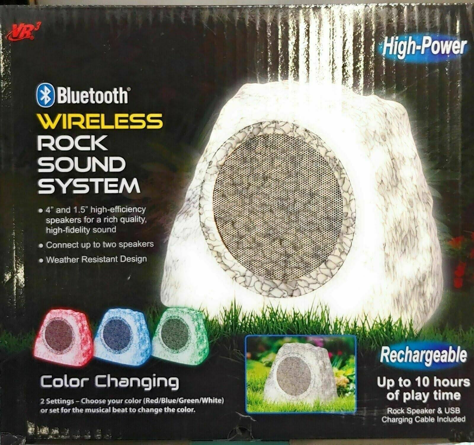 VR3 360 Sq. ft. Bluetooth Outdoor Rock 
