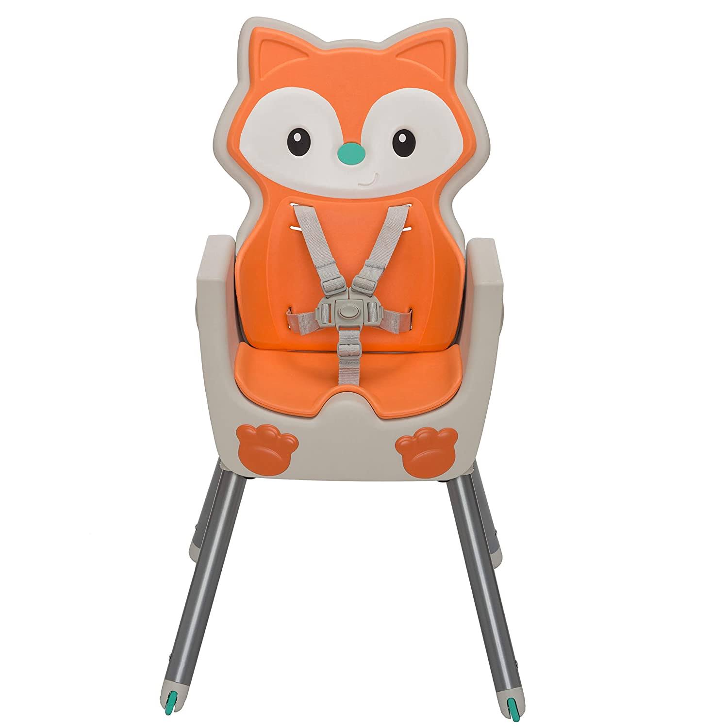 Orange Infantino Grow-with-Me 4-in-1 Convertible High Chair 