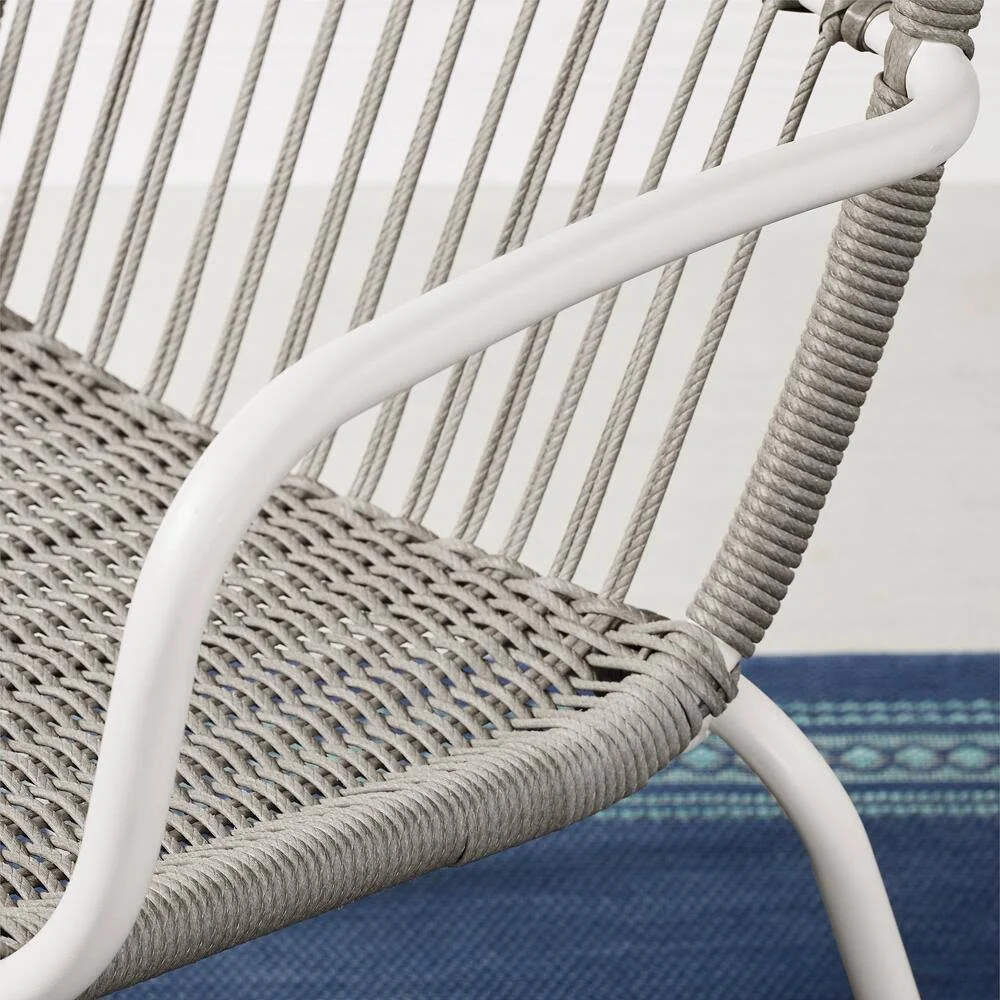 pine vista stacking woven chair