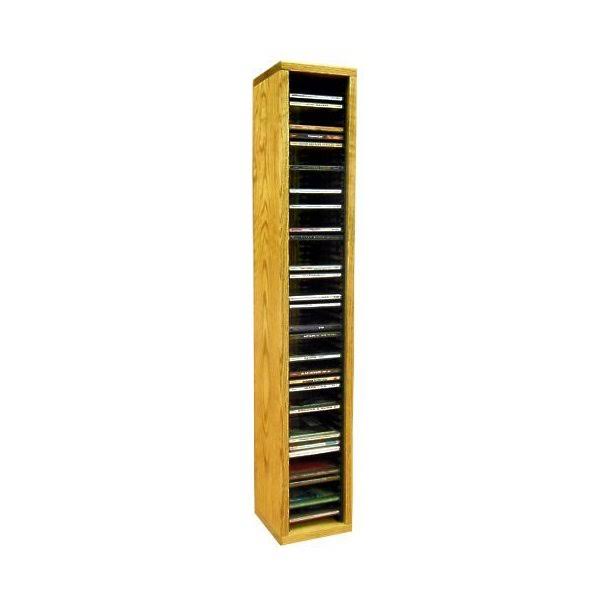 CD Racks Solid Oak Desktop or Shelf CD Honey Oak Model 1093